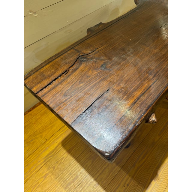 Late 20th Century Studio Style Tree Trunk Table For Sale - Image 11 of 12
