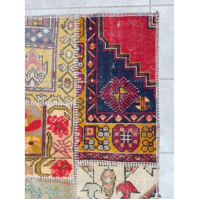 Anatolian Oushak Vintage Runner Rug For Sale - Image 10 of 10