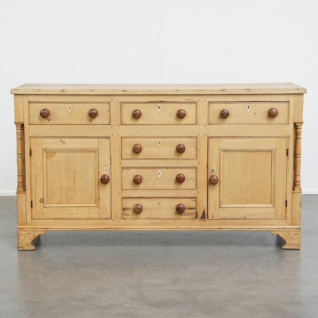English Sideboard in Pine Wood For Sale - Image 17 of 17