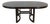 Ebonized Mahogany Round Extension Dining Table, Attributed to Paul Frankl for John Stuart For Sale