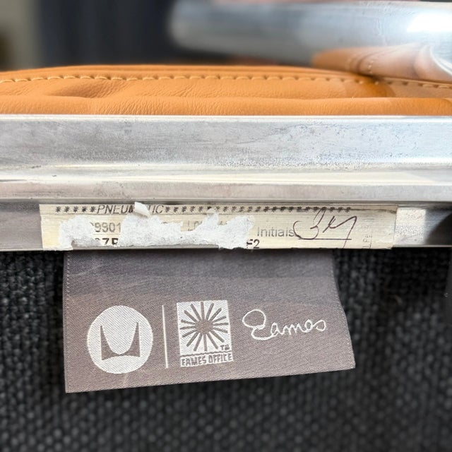 Metal Late 20th Herman Miller Eames Brown Aluminum Group Executive Chair For Sale - Image 7 of 7