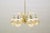 Vintage Golden Ceiling Light with 6 Spheres, 1960s For Sale - Image 10 of 10