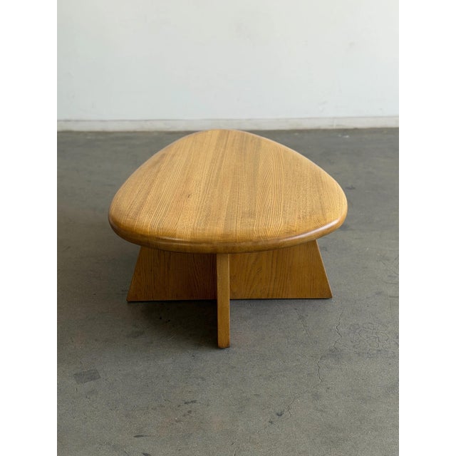 2020s Contemporary Coffee Table in Solid Oak For Sale - Image 5 of 10