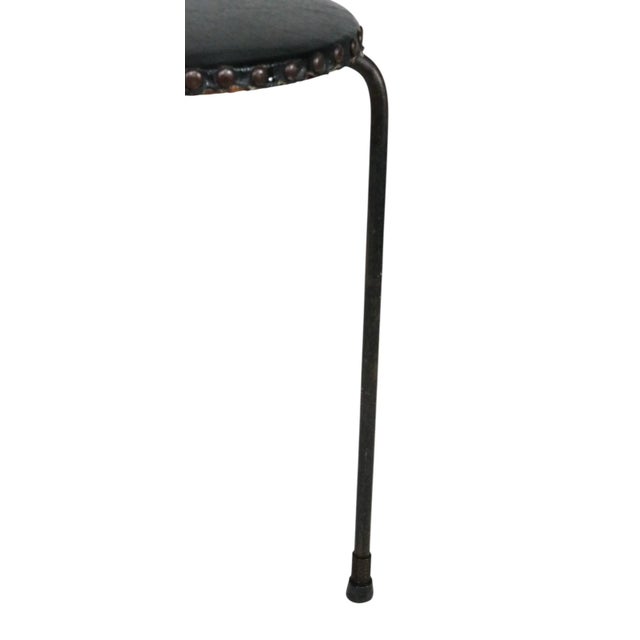 Metal Wrought Iron Mid Century Stool Plant Stand Table For Sale - Image 7 of 8