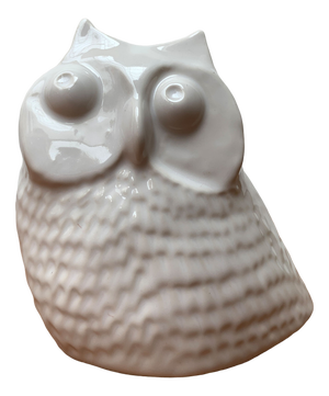 Mid-Century Danish Ceramic Owl Sculpture From Søholm, 1960s