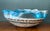Vintage Italian Glass Bowl After Murano For Sale - Image 9 of 12