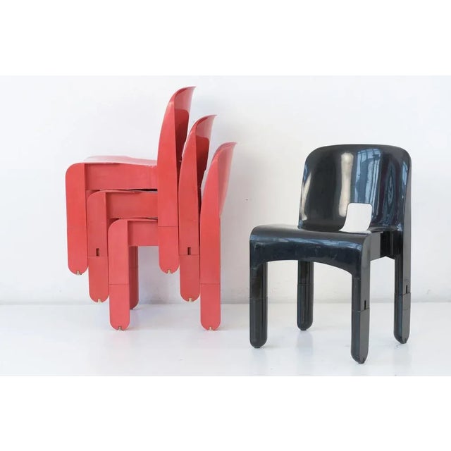 Universale Stacking Chairs by Joe Colombo, Set of 3 For Sale - Image 10 of 10