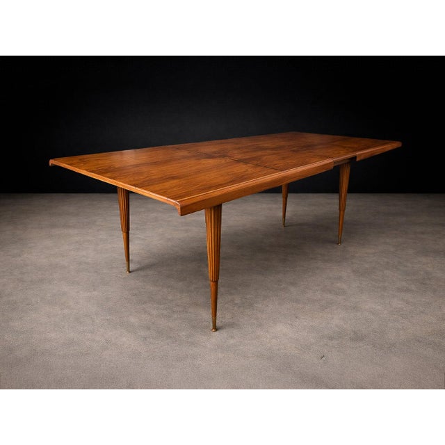 Giuseppe Scapinelli Extendable Brazilian Modern Dining Table in Caviúna Wood by Giuseppe Scapinelli, 1950s - Lot 628 For Sale - Image 4 of 15