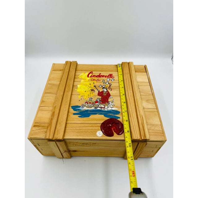 Late 20th Century Polonaise Collection Cinderella Hand Blown Glass Ornament Set in Original Box - Set of 4 For Sale - Image 11 of 13