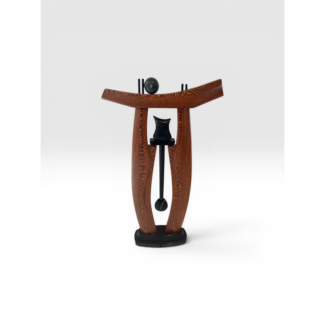 A striking monumental abstract sculpture by American artist Michael Costello, signed and dated 2005. Standing an...