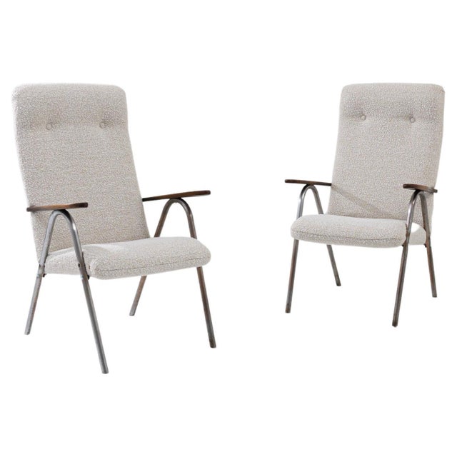 20th Century Central European Modern Armchairs, a Pair For Sale - Image 13 of 13