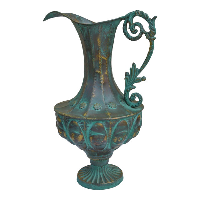 Antique French Bronze Vase For Sale