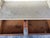 French Antique Oak Washstand / Vanity With a Marble Top, Oval Beveled Mirror, and Floral Carvings For Sale - Image 11 of 12