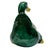 Mid 20th Century Chinese Emerald Green Glazed Ceramic Duck Figurines For Sale - Image 11 of 15