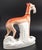 Victorian Porcelain Staffordshire Greyhounds with Hares, England, 1850, Set of 2 For Sale - Image 4 of 16