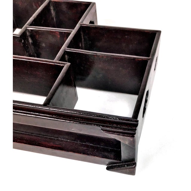 R 1910s Chinese Ming Style Nic Nac Shelf 12 X 9 X 2 For Sale In Portland, ME - Image 6 of 13