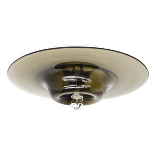 Large Wall Sconce in Smoky Gray Glass by Pierre Cardin for Venini, Italy, 1970s For Sale