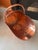 19th-Century Victorian Copper Helmet Coal Scuttle With Brass Accents For Sale - Image 9 of 12