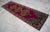 Textile 1960s Hand-Knotted Turkish Rug Runner. Tribal Short Runner Rug 3′ × 9′8″ For Sale - Image 7 of 16