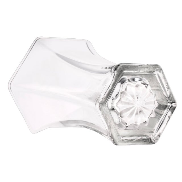 Fluted Crystal 8" Bouquet Vase For Sale - Image 4 of 4
