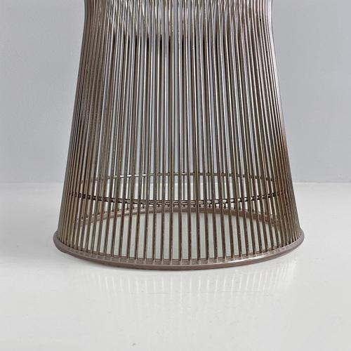 Modern Italian Steel and Crystal Side Tables attributed to Warren Platner for Knoll, 1966, Set of 2 For Sale - Image 9 of 18