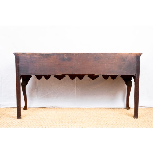 Brown Late 19th Century English Oak Console For Sale - Image 8 of 11