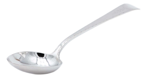 Silver Rice Spoon with Handle Engraving