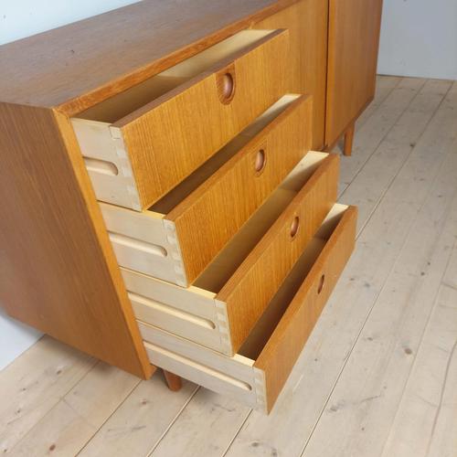 Wood Teak Sideboard by Christensen & Jun, 1960s For Sale - Image 7 of 8