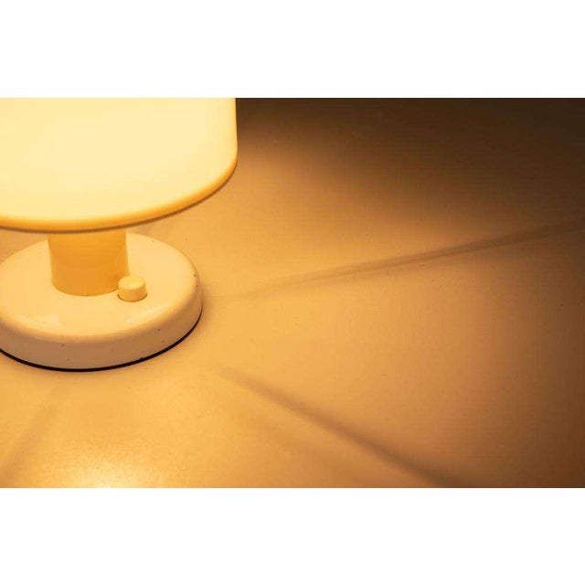 Metal Space Age Italian Mushroom Table Lamp, 1970s For Sale - Image 7 of 13