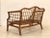 Wood Wicker and Bamboo Sofa, 1970s For Sale - Image 7 of 12