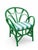 Add a pop of Mediterranean flair to your space with this charming Moroccan-inspired armchair. Crafted from bent wood ,...