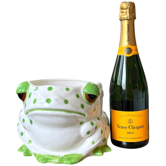 1960s Schmid Design Folio Polka-Dot Frog Planter, Jean Roger Style For Sale In Jacksonville, FL - Image 6 of 11