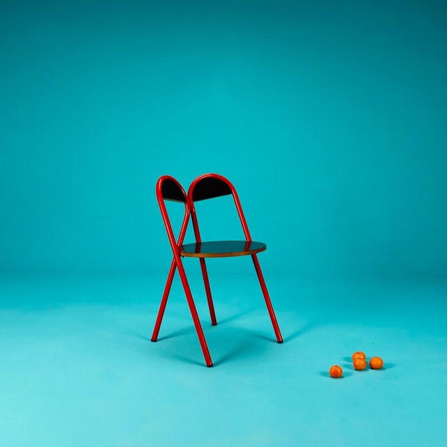 Vintage Primevere Chairs by Rene-Jean Caillette, 1982, Set of 4 For Sale - Image 14 of 14