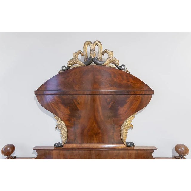 Spanish Elizabethan Headwood in Mahogany For Sale - Image 3 of 12