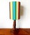 Vintage Turned Wood Lamp and Custom Shade, 1960s For Sale - Image 9 of 14