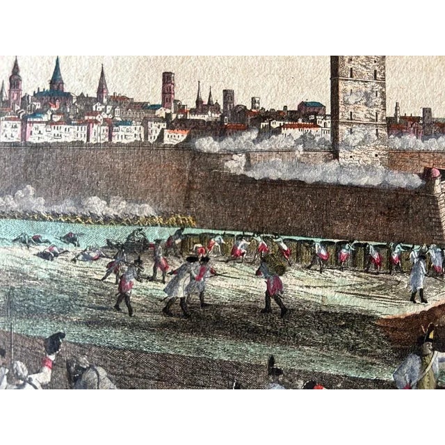 Georg Balthasar Probst, Siege of Barcelona, 1765, Paper For Sale - Image 6 of 9