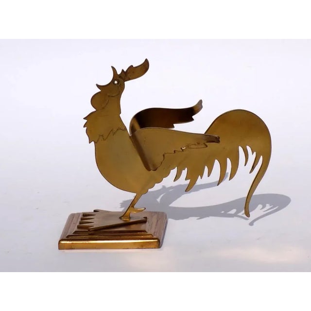 Argentiere Futurist Sculpture Gallo from Guido Galbiati, 1930s For Sale - Image 9 of 9