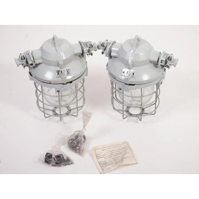 Industrial Vintage Industrial Ceiling Lamp For Sale - Image 3 of 9