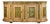 18th Century Italian Painted Sideboard with Two Doors and Rounded Corners For Sale