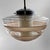 1920s Scandinavian Beehive Pendant Lamp in Glass and Steel, Sweden, 1930s For Sale - Image 5 of 13