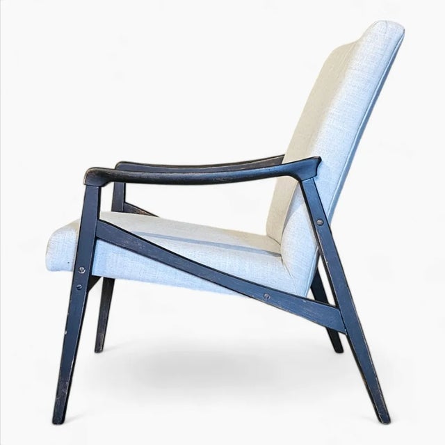 Mid-Century Modern 1960s Czech Mid Century Armchair For Sale - Image 3 of 4