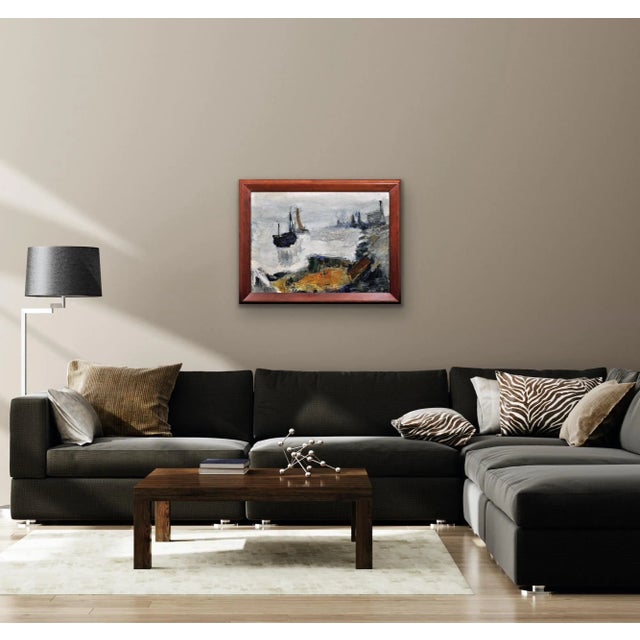 Raymond Picque, Landscape, 1964, Oil on Canvas For Sale - Image 13 of 18