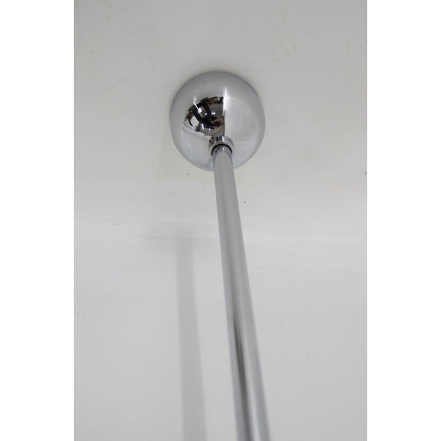 Silver Adjustable Ceiling Light attributed to Indra, 1970s For Sale - Image 8 of 14