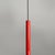 Italian Red Floor-to-Ceiling Lamp Parentesi by Achille Castiglioni and Pio Manzù for Flos, 1970s For Sale - Image 9 of 16