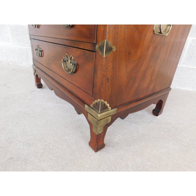 Henredon Pan Asian Collection 3 Drawer Commode 26"w For Sale - Image 9 of 10