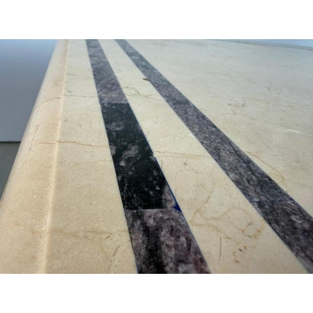 Vintage Italian Marble Dining Table, 1970s For Sale - Image 6 of 12