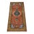 3x6Ft. Brunt Orange Persian Design Inspired Hand Knotted Wool Runner Rug For Sale
