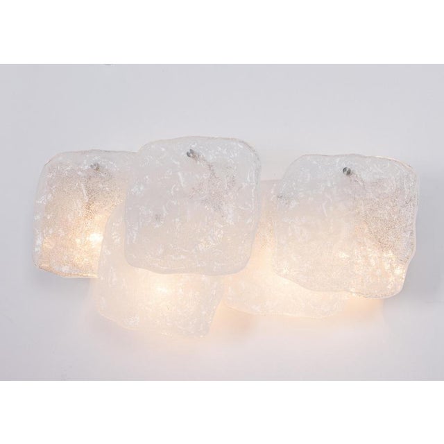 Large Wall Light in Murano Glass from Kalmar, Austria, 1960s For Sale - Image 3 of 14