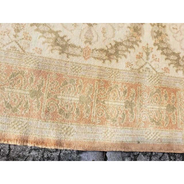 Gold Stark Wreath Rug For Sale - Image 8 of 9