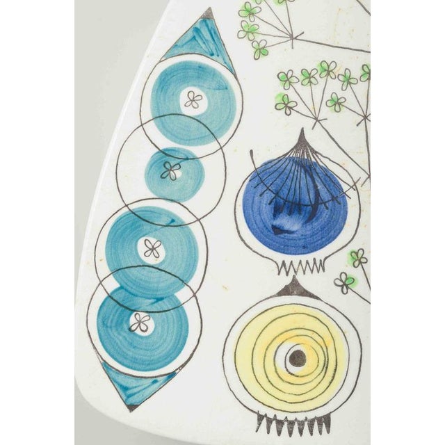 Marianne Westman for Rörstrand, Sweden. Cutting board in stoneware from the Picknick series, hand-decorated with motifs of...